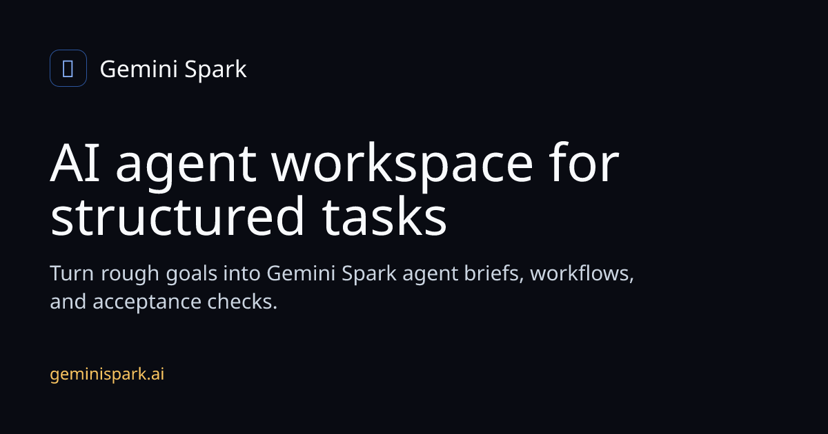 Gemini Spark